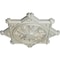 Ekena Millwork Antilles Ceiling Medallion (Fits Canopies up to 6"), Hand-Painted Flash Blue, 38 1/4"OD x 1 1/2"P CM38ANFBS - alternate 2